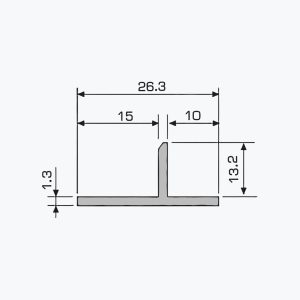 TEMPOLISTEL® A120 Profilo a T - immagine 2