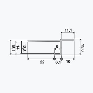 Profilo del rivestimento TEMPOLISTEL® A124 - immagine 2