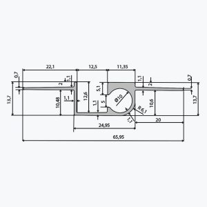 TEMPOLISTEL® B109 Binario per pareti divisorie - immagine 2