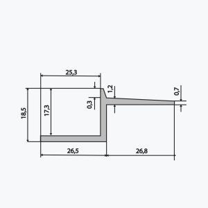 TEMPOLISTEL® B114 Profilo a giunto cavo - immagine 2